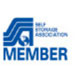 Blue Self Storage Association member logo.
